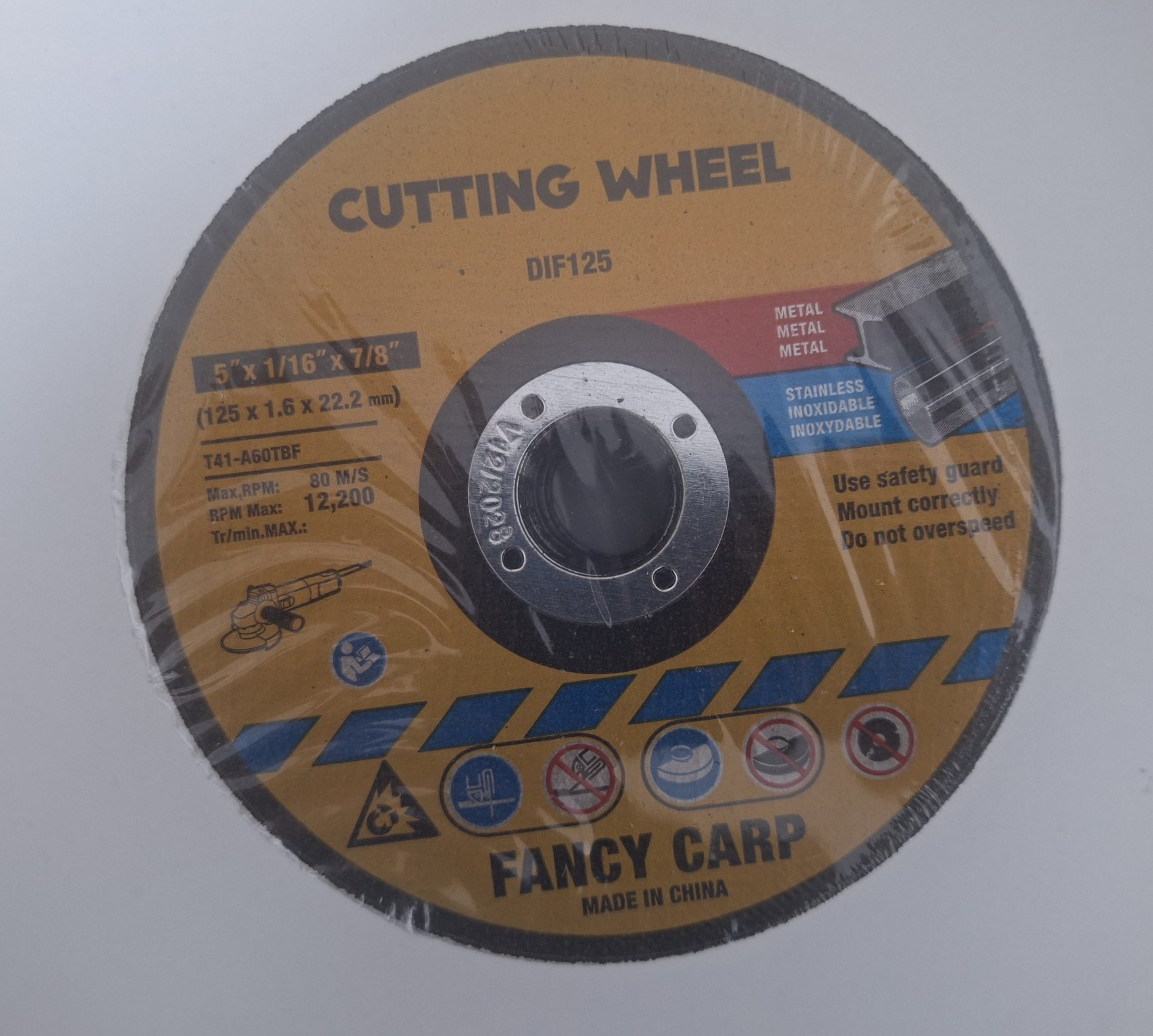 Cutting Discs 5” 125 x 1.6 x 22.2mm - 25 Pack